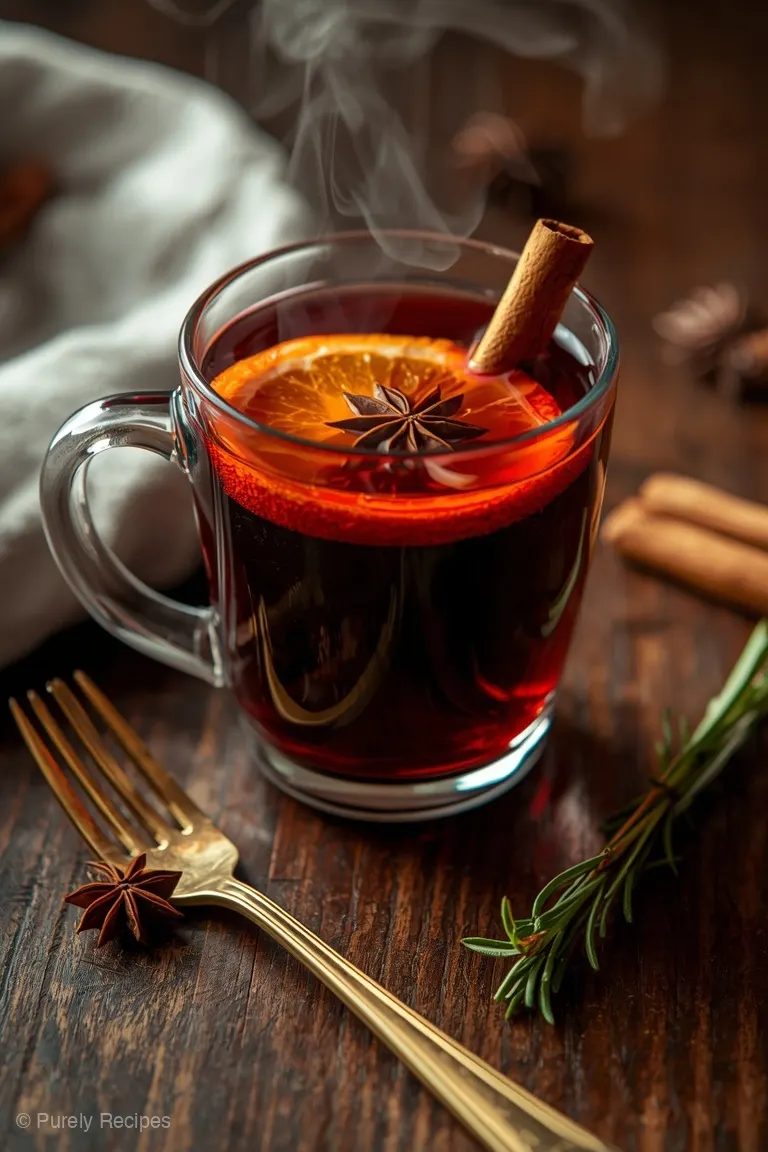 Mulled Wine, close up