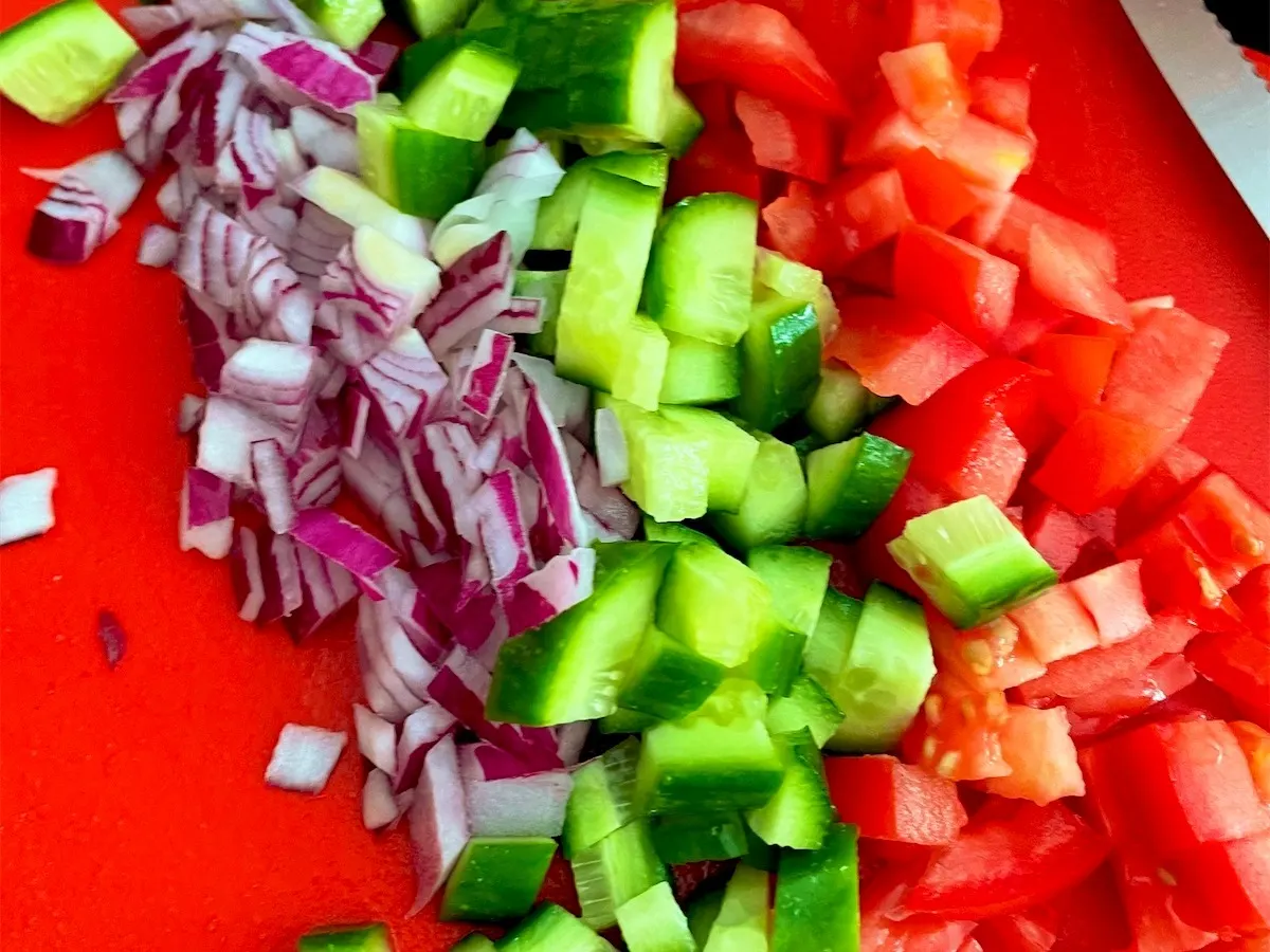 Chopping Vegetables, from Tia’s kitchen