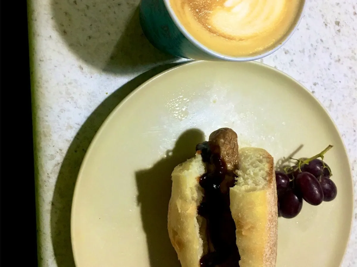 Coffee, from Tia’s kitchen